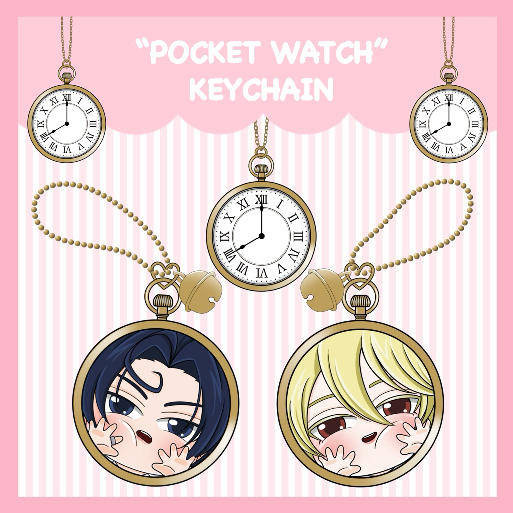 Pocket Watch Keychain Sherliam, William james moriarty, Sherlock holmes, Moriarty the patriot