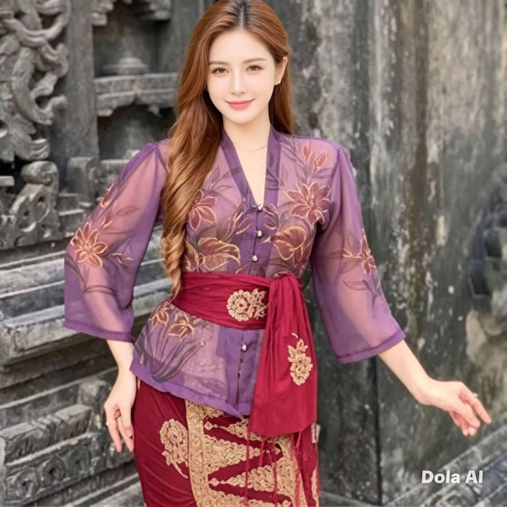 KEBAYA SIFON LUKIS BALI