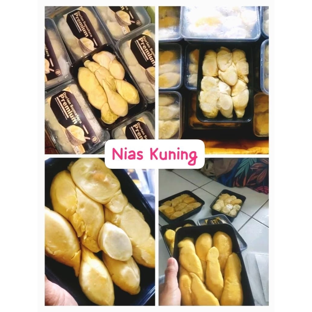 Durian Nias Kuning Manis -+ 500gr Legit