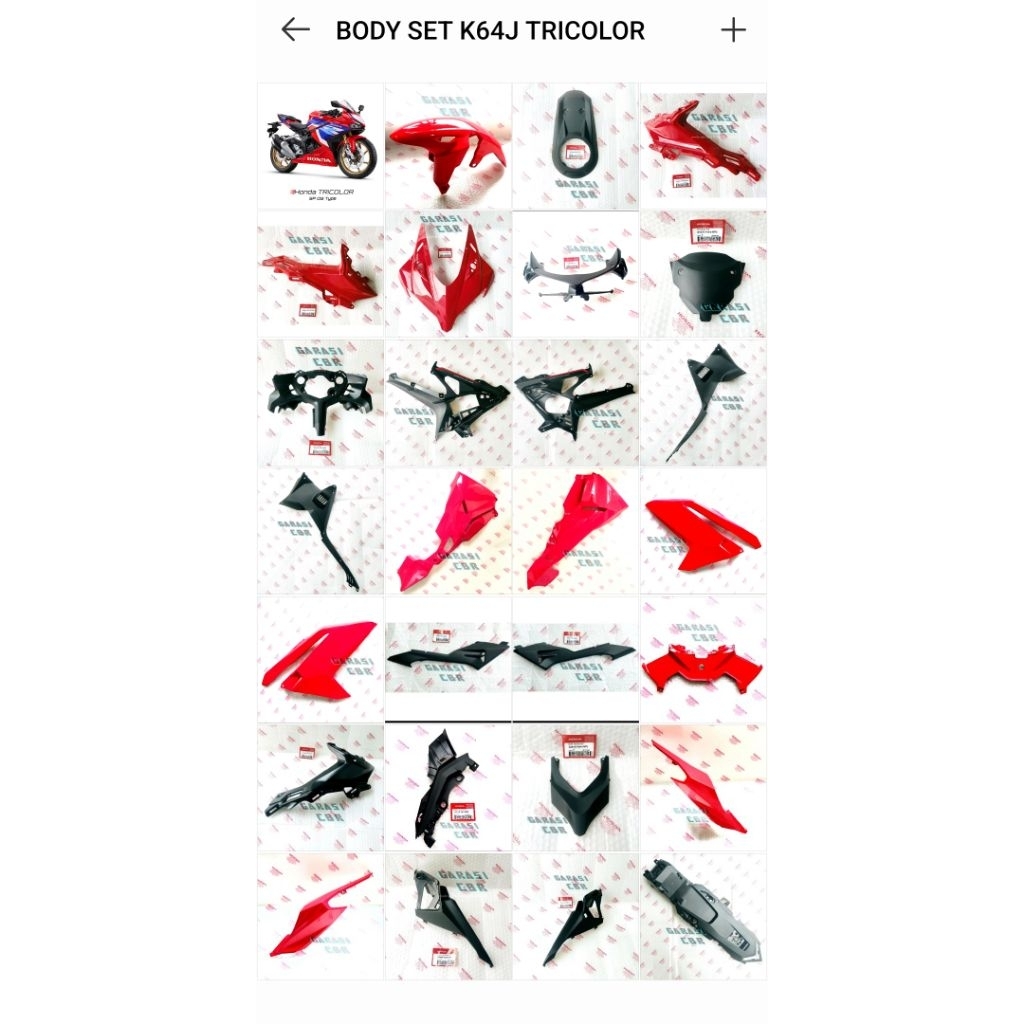 Body Kit New CBR 250RR - Body Set New CBR 250RR - Full Body New CBR 250RR 2023