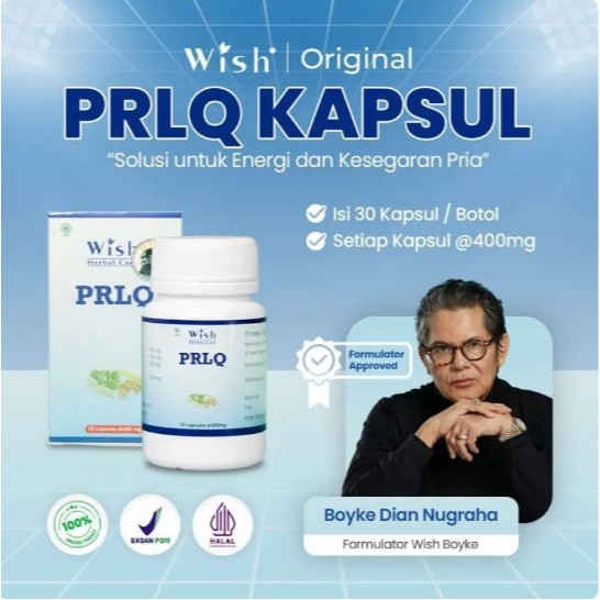 ProLQ Herbal Original by WISH dr Boyke 30 Kapsul