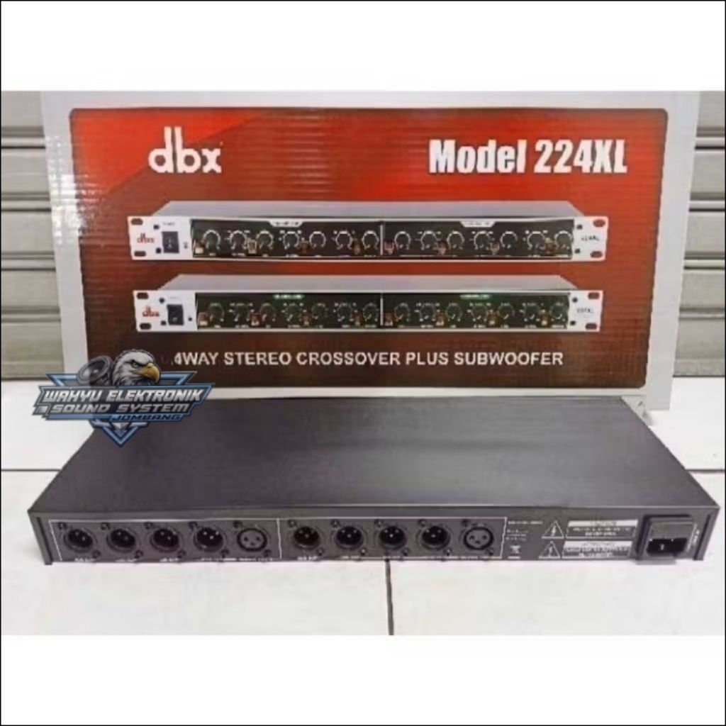 Crossover DBX 224XL + SUB / Cross Over DBX 224 XL + Subwoofer / Krosofer Grade A Original