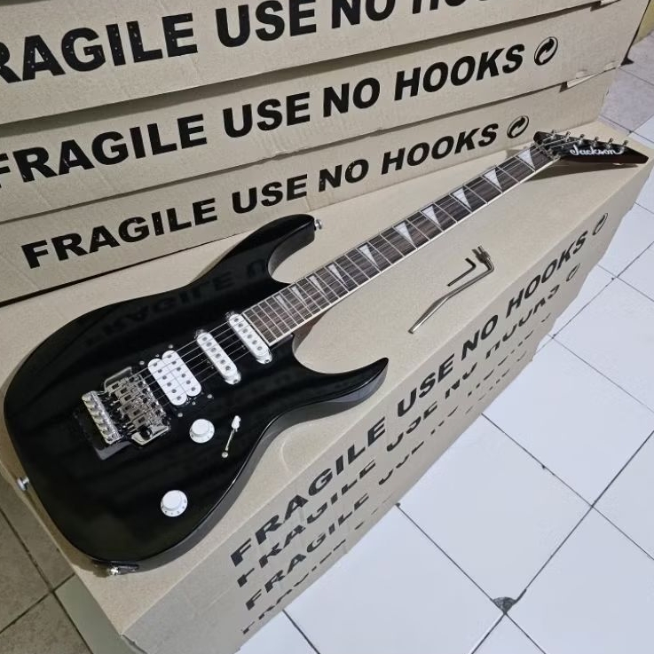 Gitar jackson dinky black new