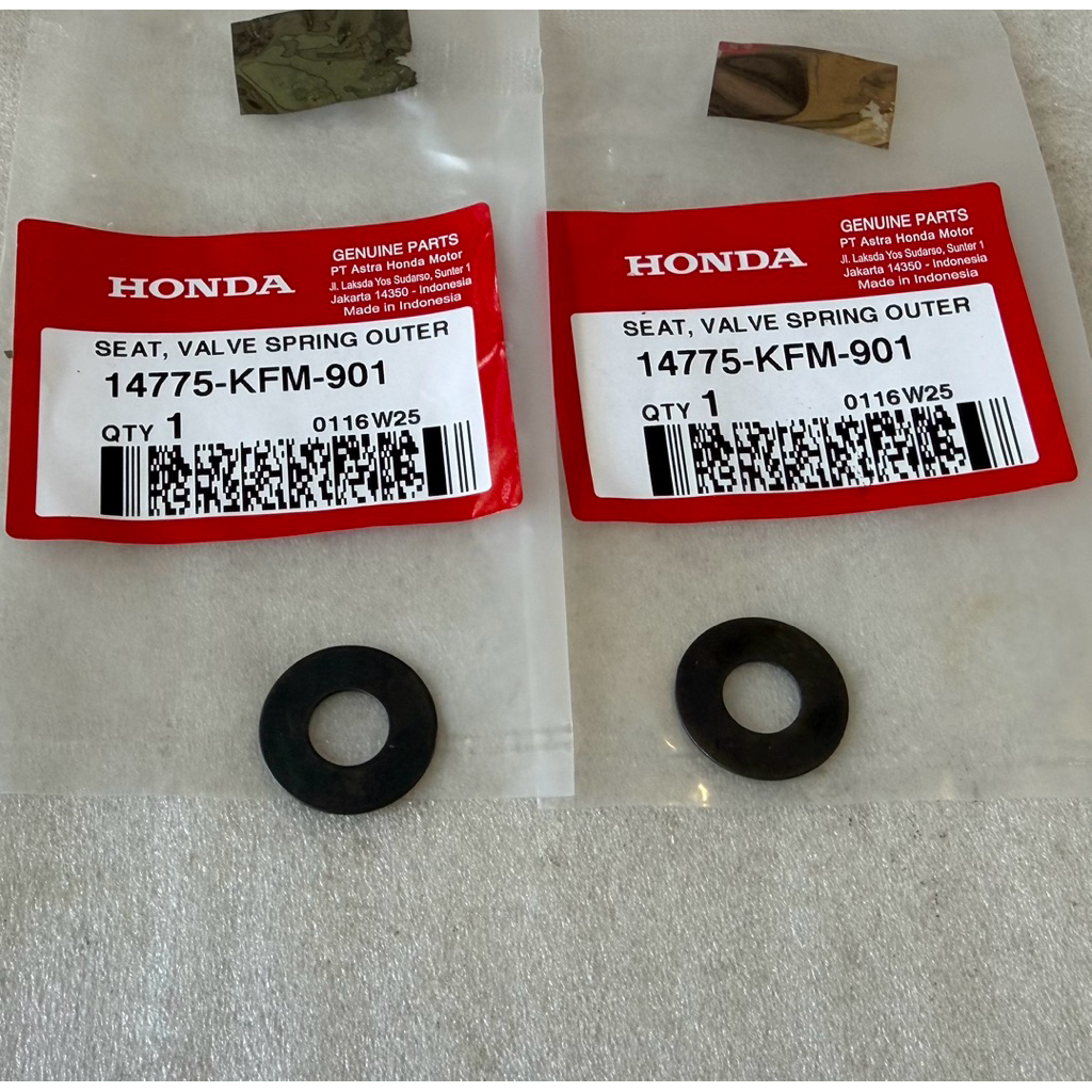 2pcs Ring Dudukan Per Klep Valve Astrea Prima Grand Legenda Supra Revo Karisma Ori AHM 14775KFM901
