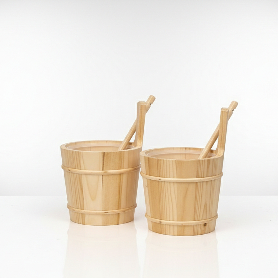 Ember Sauna. Sauna Bucket. Ember Kayu Sauna
