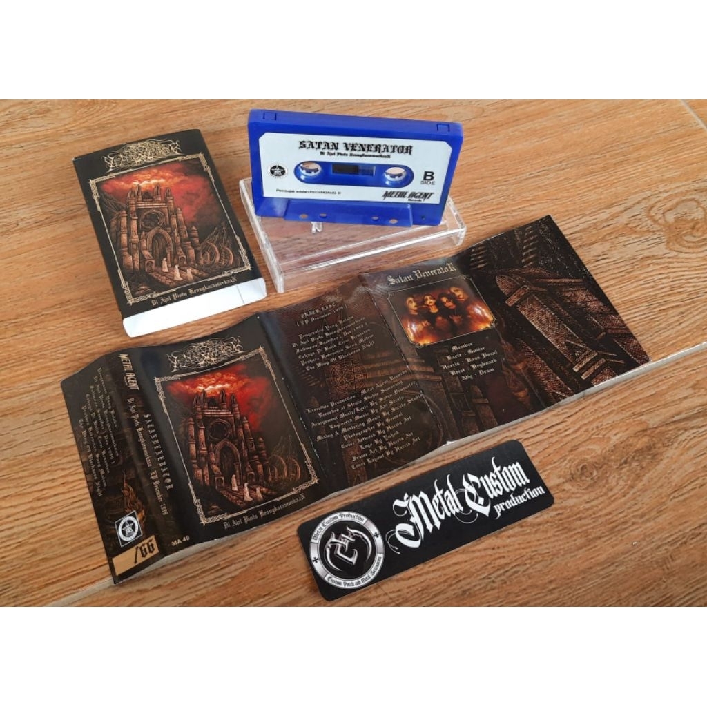 KASET TAPE : SATAN VENERATOR/KUDUS BLACK METAL