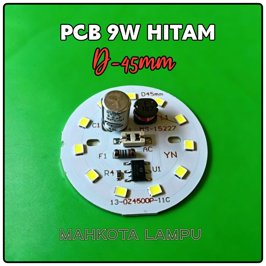 PCB LAMPU LED AC 9W PUTIH SUPER TERANG