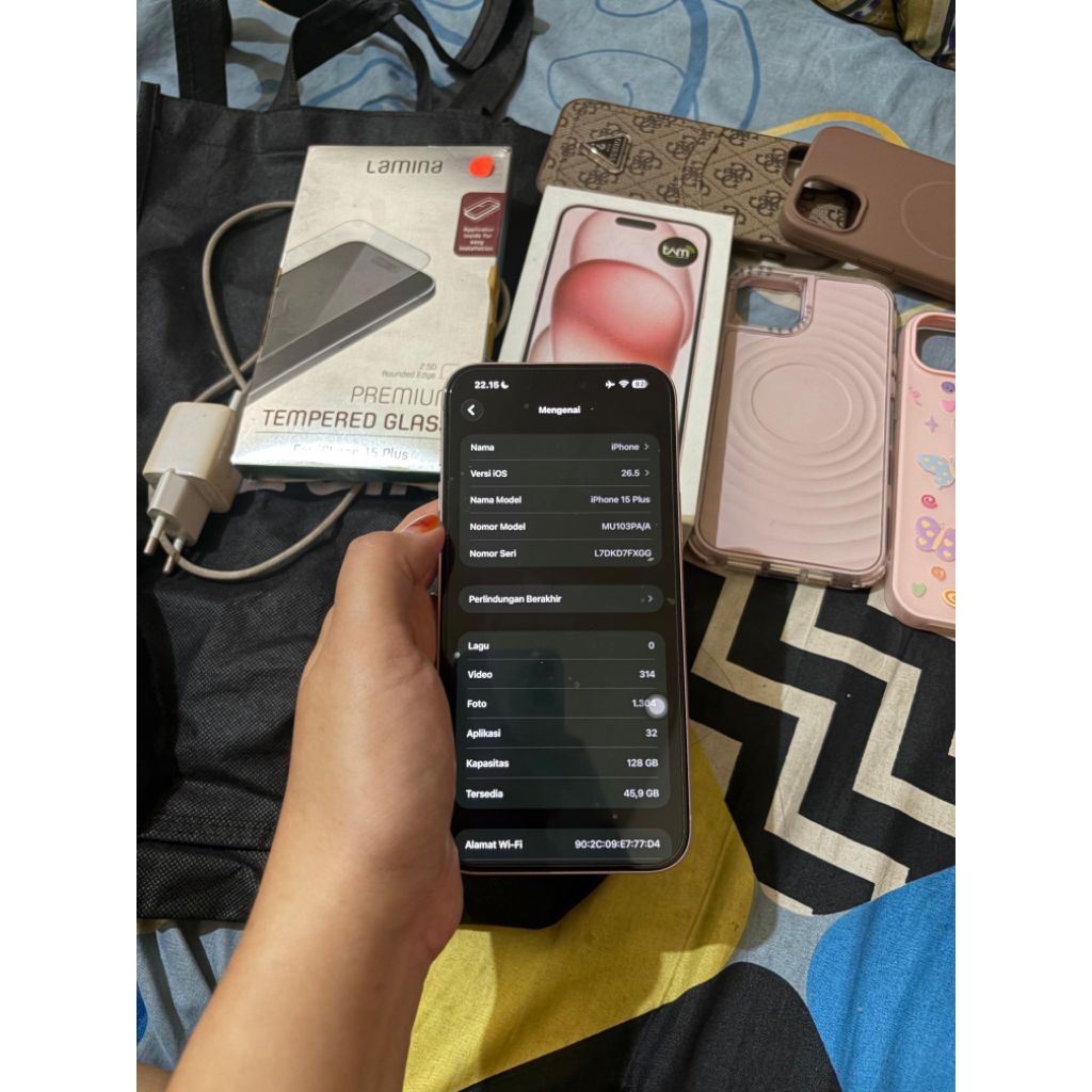 iPhone 15 Plus Like New Garansi Ibox TAM