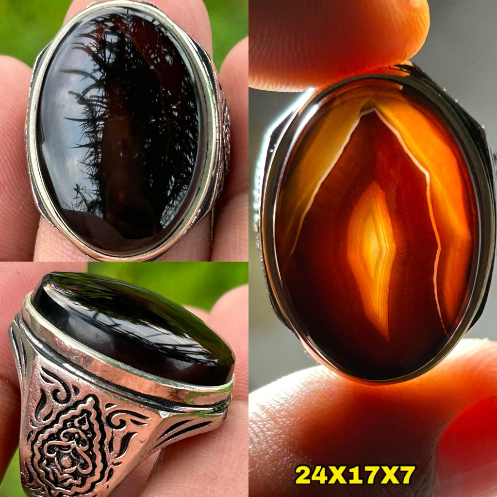 BATU AKIK NATURAL YAMAN WULUNG JUNDER KUALITAS SUPER HQ