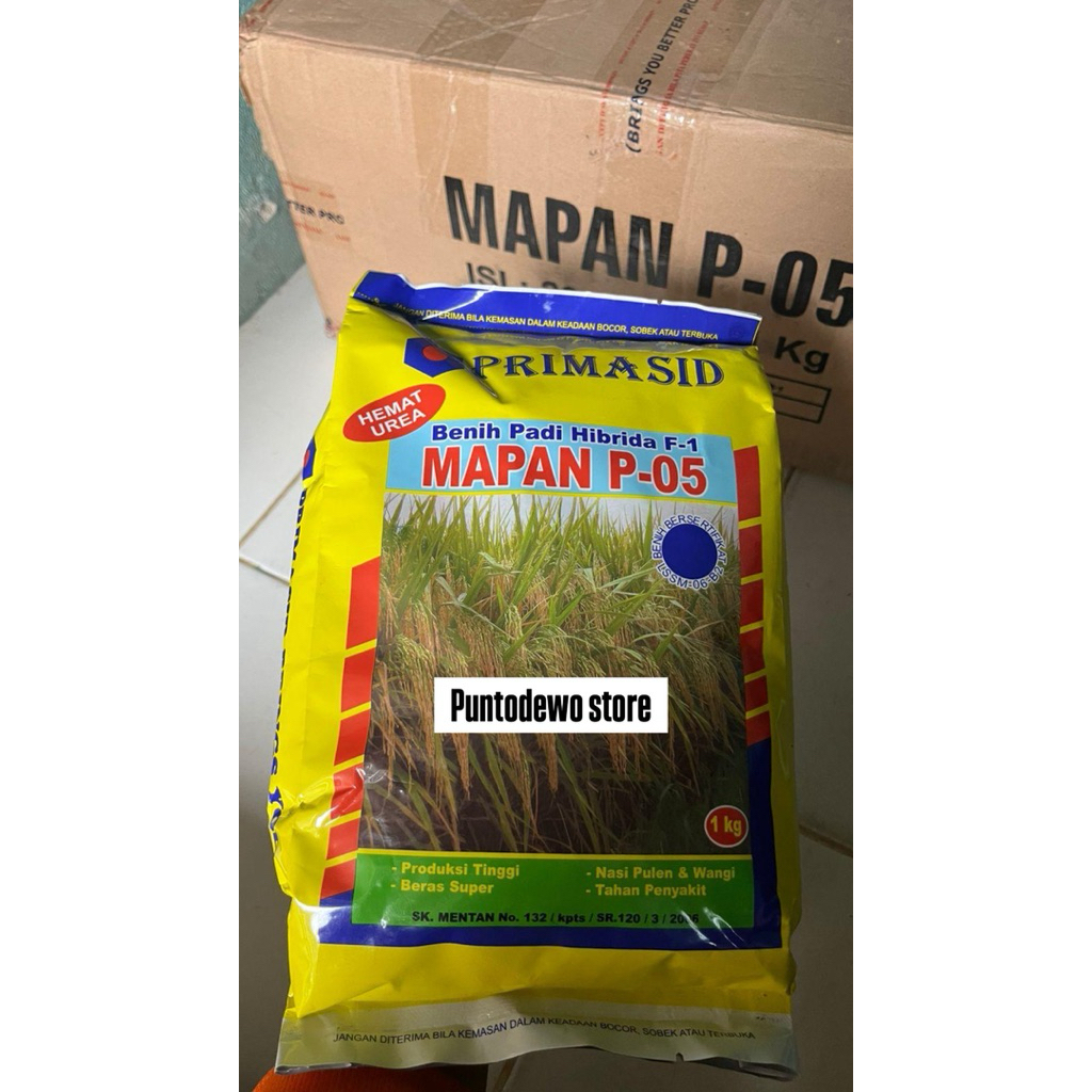 Benih padi mapan f1 p05 benih mapan hibrida benih mapan05
