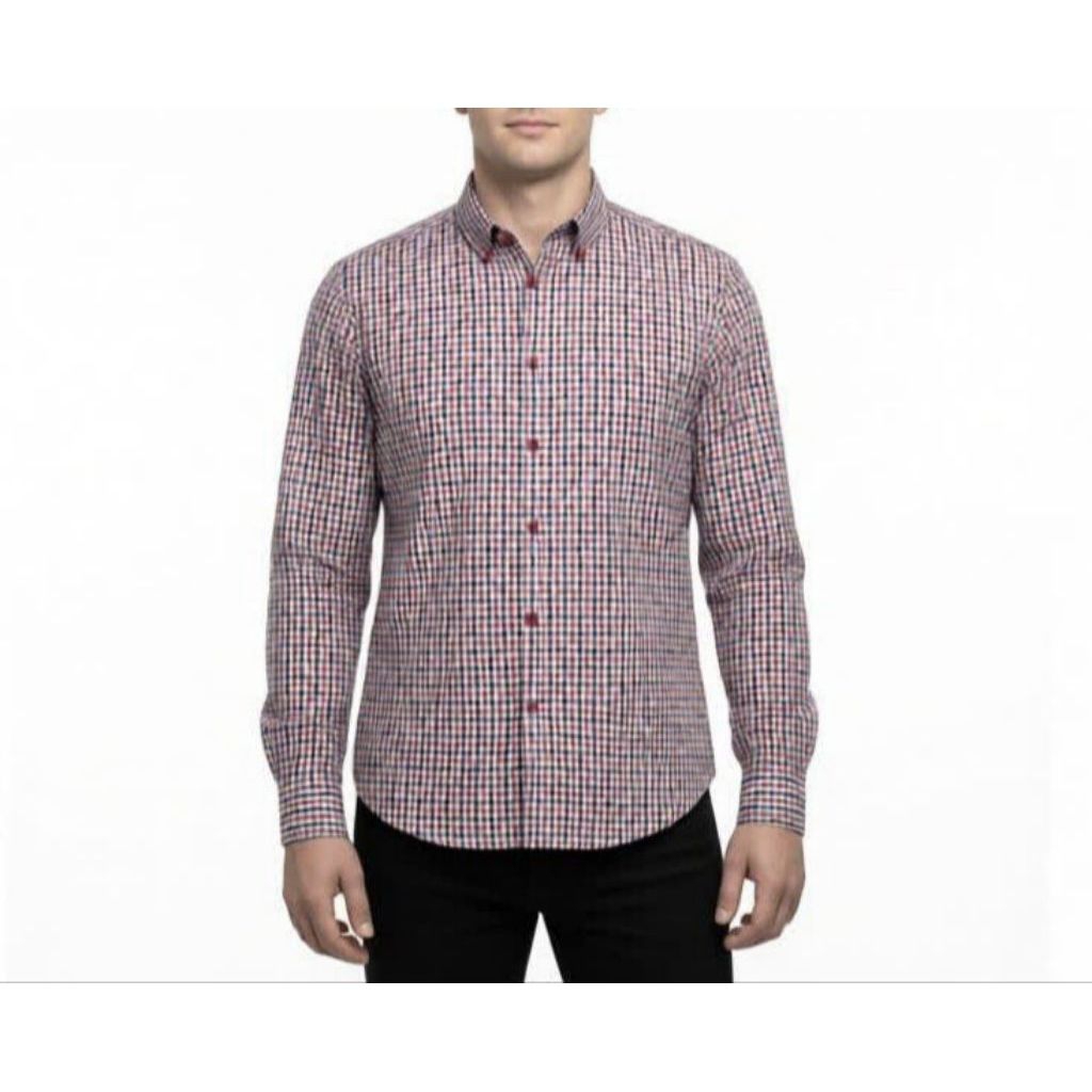 Kemeja Flanel Guy Laroche Original