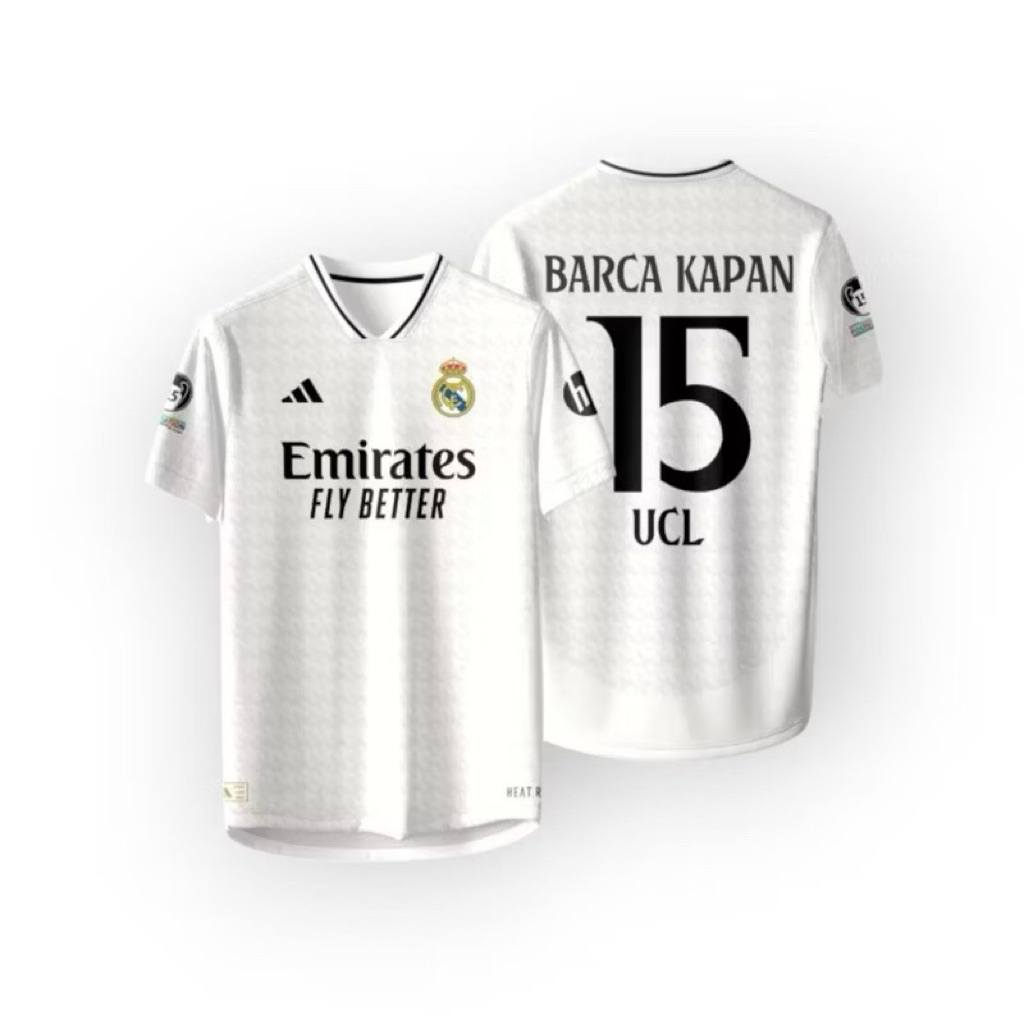Baju Jersey BARCA Kapan 15 UCL New Version
