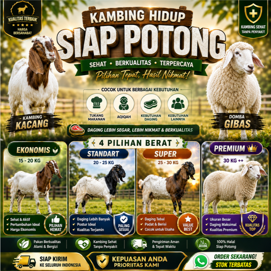 Kambing, Domba, Kambing Hidup, Domba Hidup, Kambing Aqiqah, Domba Aqiqah, Kambing Aqiqoh, Domba Aqiq
