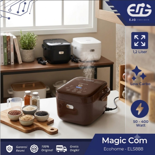 ECOHOME Low Carbo Rice Cooker ELS-888 Multi Cooker ELS888