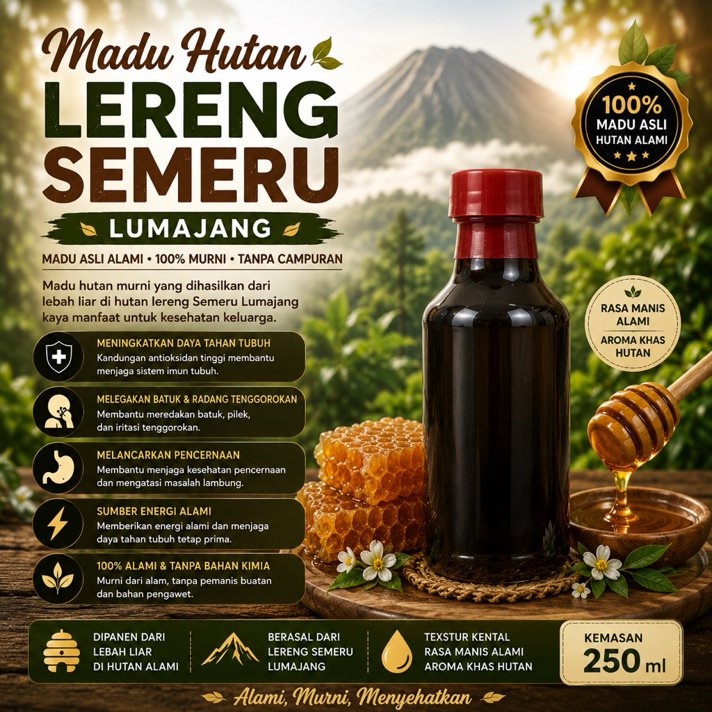 MADU HUTAN / MADU ASLI HUTAN LUMAJANG