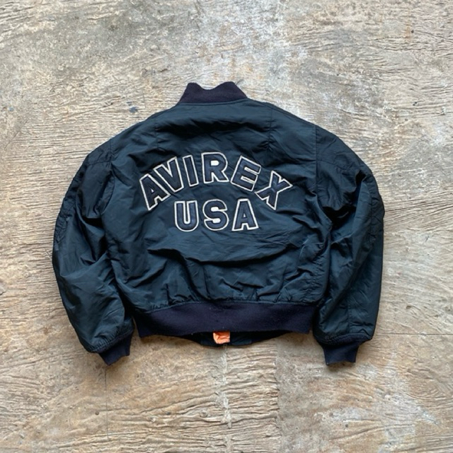AVIREX MA1 BOMBER JACKET BLACK