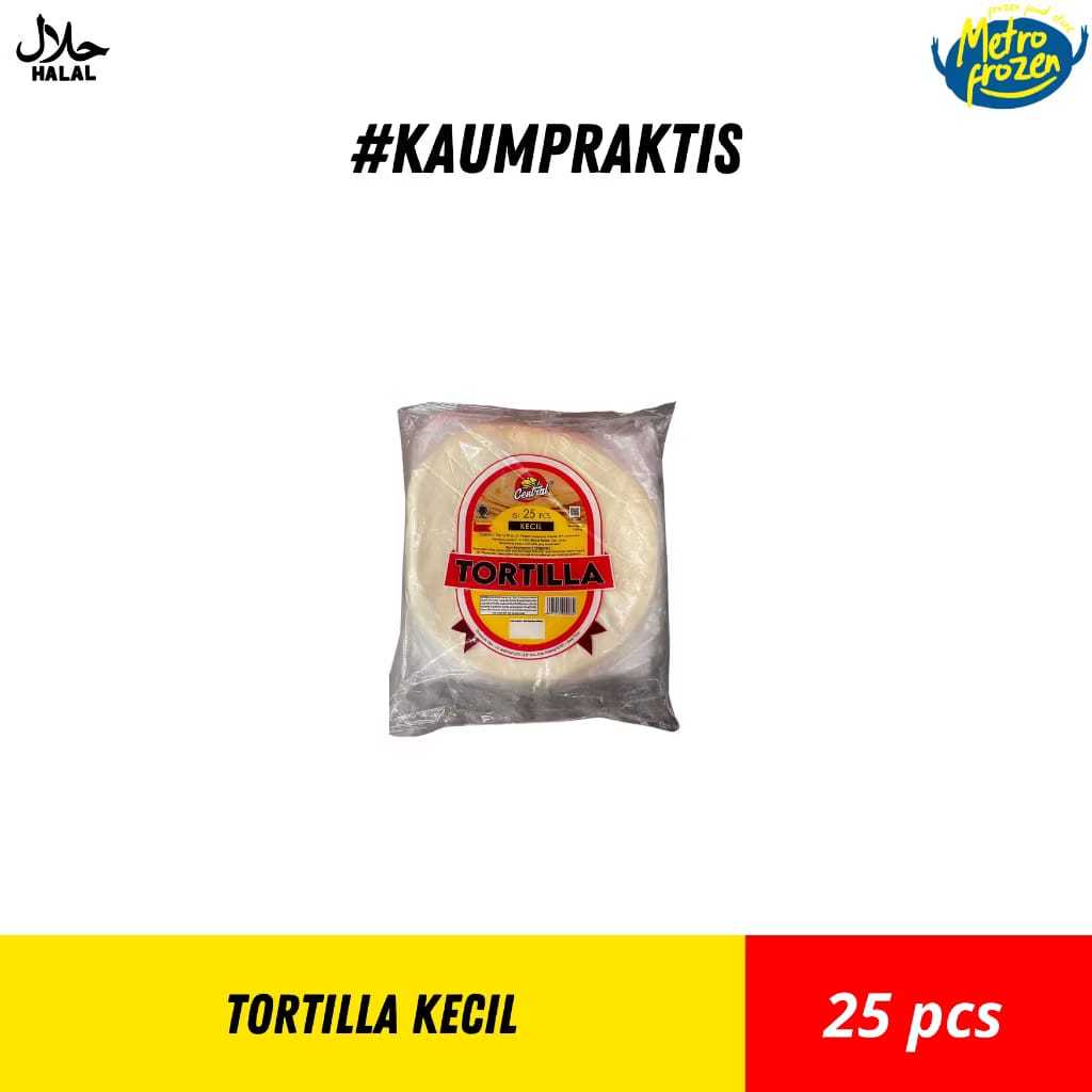 CENTRAL Tortilla Kecil 25s //kulit kebab kecil //instan Banjarmasin