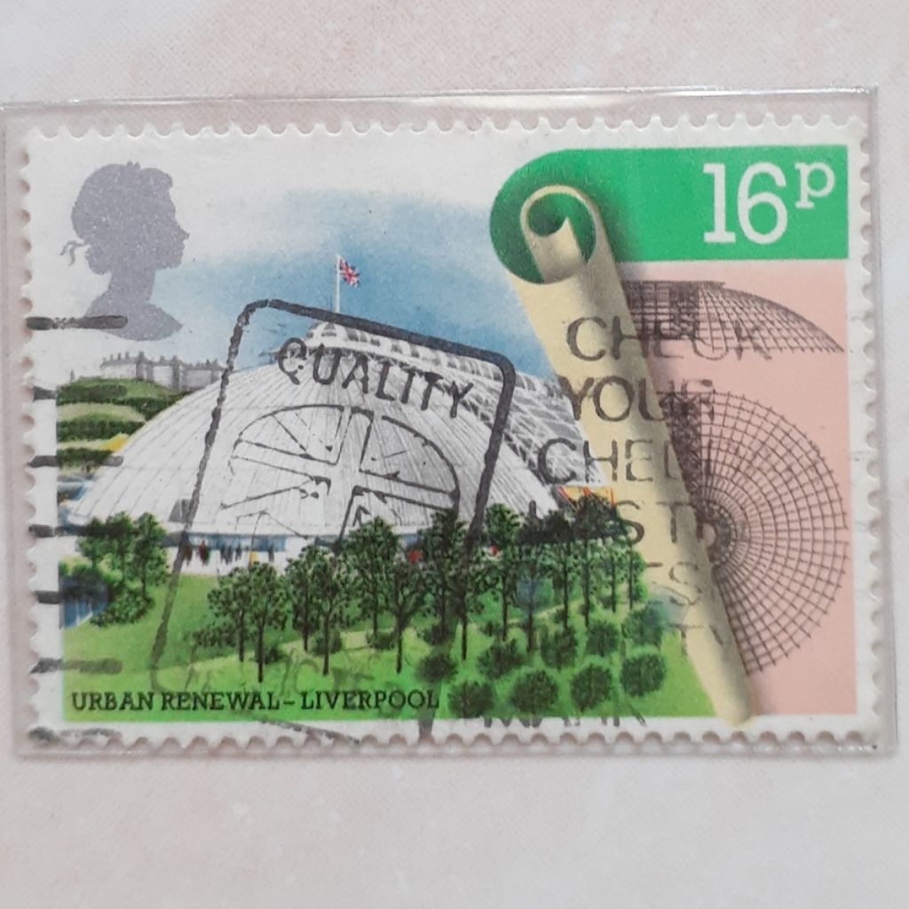 [Minimal pembelian 10.000] Perangko Inggris Britania Raya & Irlandia Utara Urban Renewal (Garden Fes