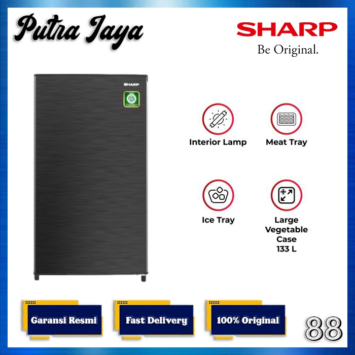 SHARP SJ-N162N HS Kulkas 1 Pintu SJ N162N HS / SJN 162 NHS / SJ N163 / SJ-N163N HS