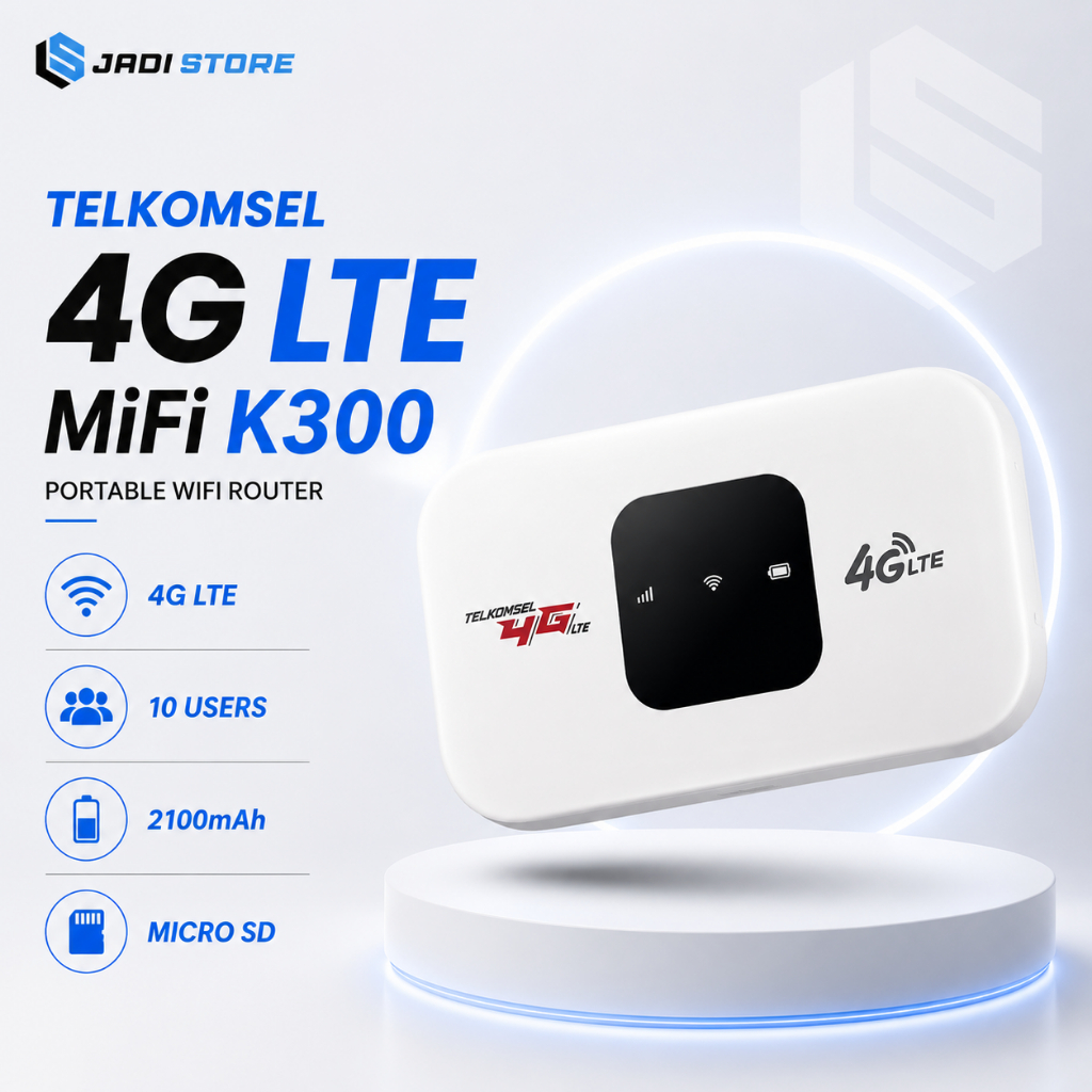 Modem WiFi MiFi 4G LTE K300 Unlock All Operator 150Mbps Portable Wireless Router Hotspot SIM Card Se