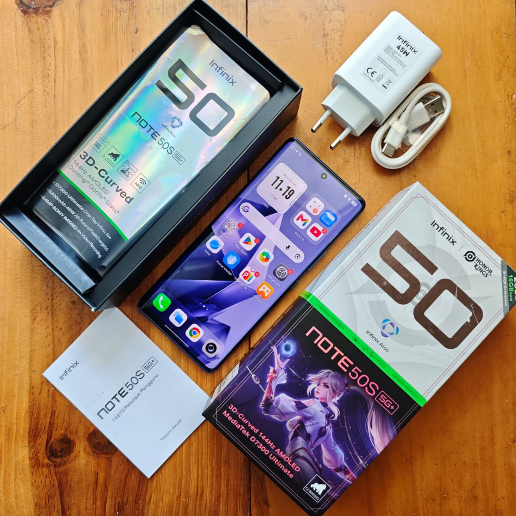 INFINIX NOTE 50S SECOND 8/256GB HANDPHONE SECOND HP SEKEN HP BEKAS HP MURAH