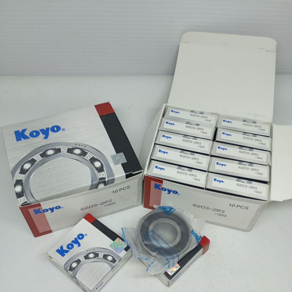 BEARING 6203 RS KOYO LAKER KOYO 6203 RS KLAHAR RODA MOTOR KOYO