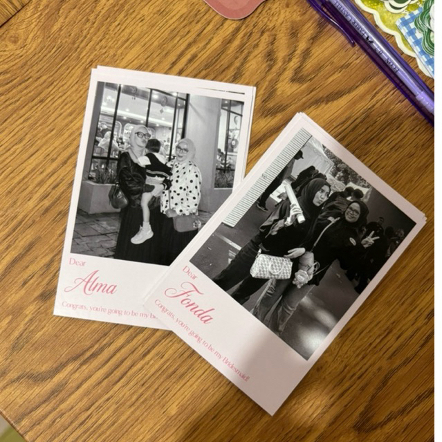 Polaroid Card - Custom Foto Card - Custom kartu bridesmaid card