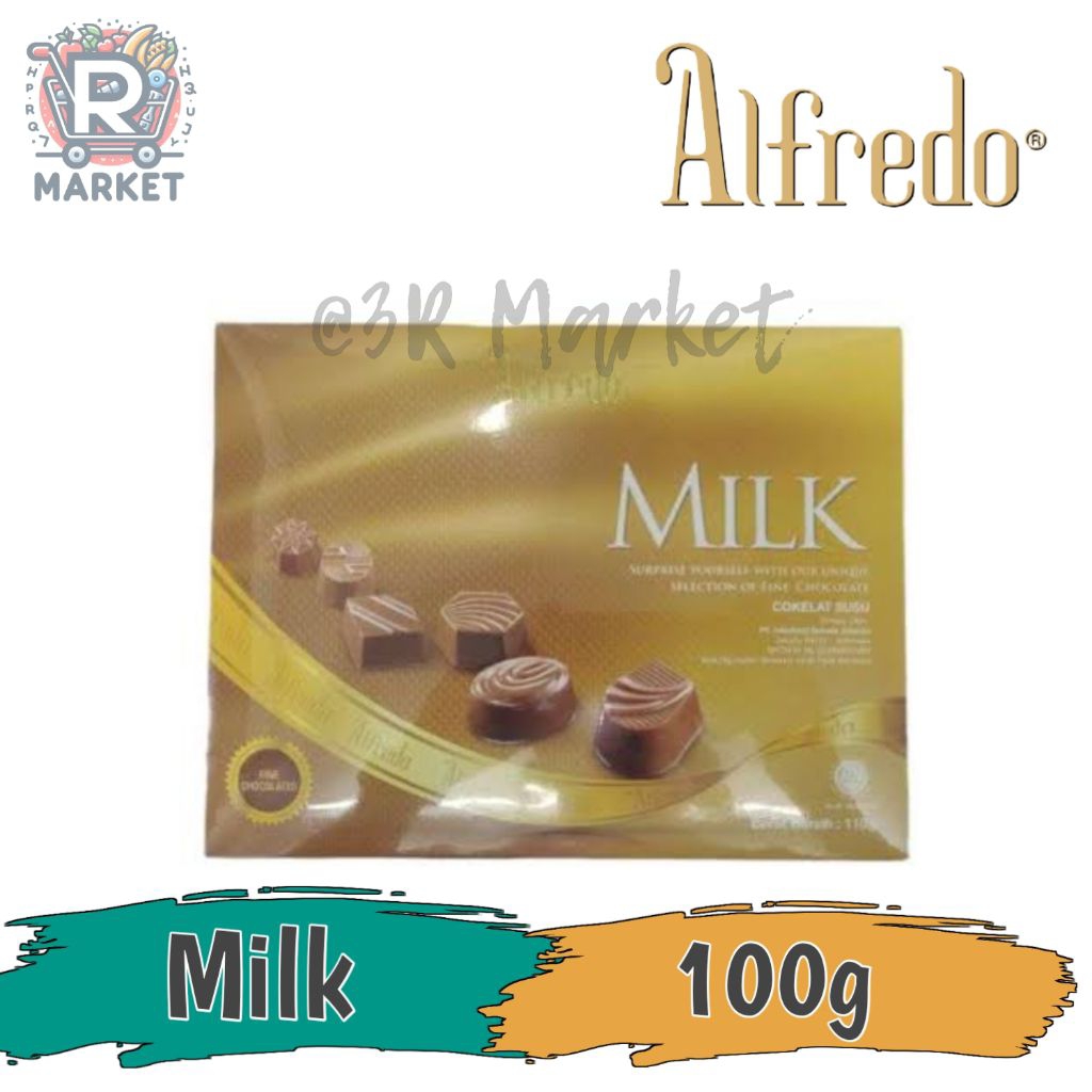 Alfredo Fine Milk Chocolate Kemasan Box