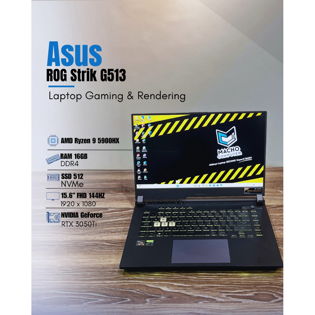 Asus ROG Strix G513 Ryzen 9 5900HX