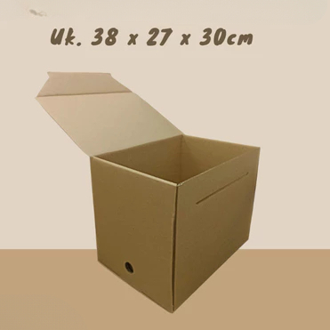 Box Karton Arsip Polos 38 x 27 x 30 cm