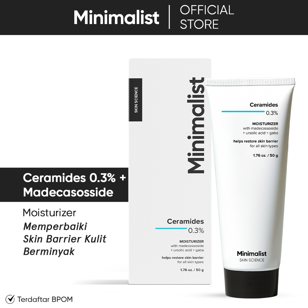 Minimalist 0.3% Pure Ceramides + Madecassoside Barrier Repair Moisturizing Cream | Ceramide Moisturi
