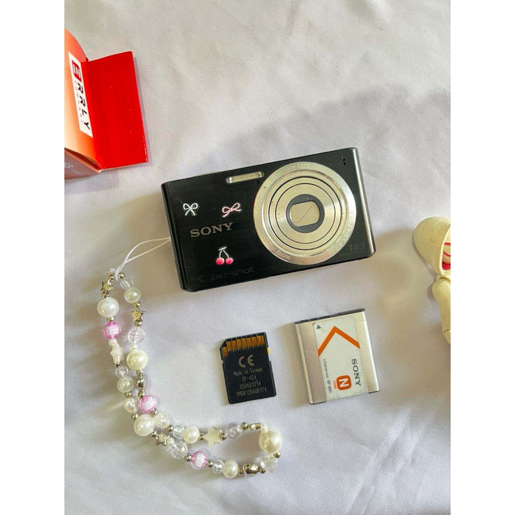 Kamera digicam Sony Cybershot W610 Black Fullset
