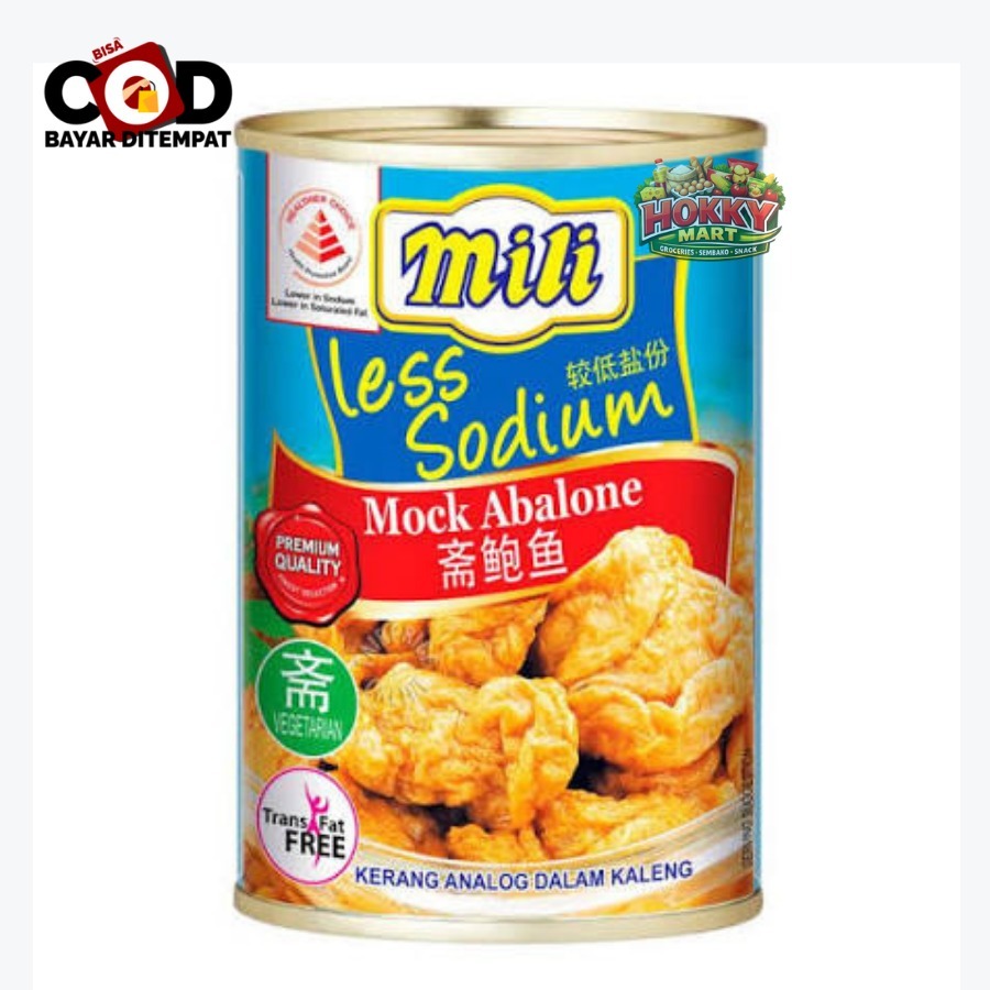 (HOKKY) Mili Mock Abalone 280 gr Vegetarian / vegetarian food / makanan kaleng