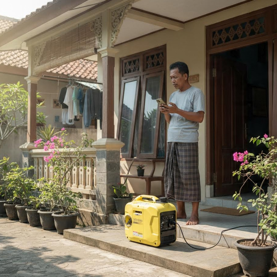 Genset 1000 Watt Champion Inverter CEM 1500IS / Genset Mini Portable 1000 1200 Watt (khusus)