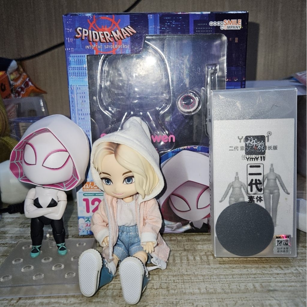 Nendoroid Spider-Gwen 1228 (SpiderVerse Ver.) + YMY Body