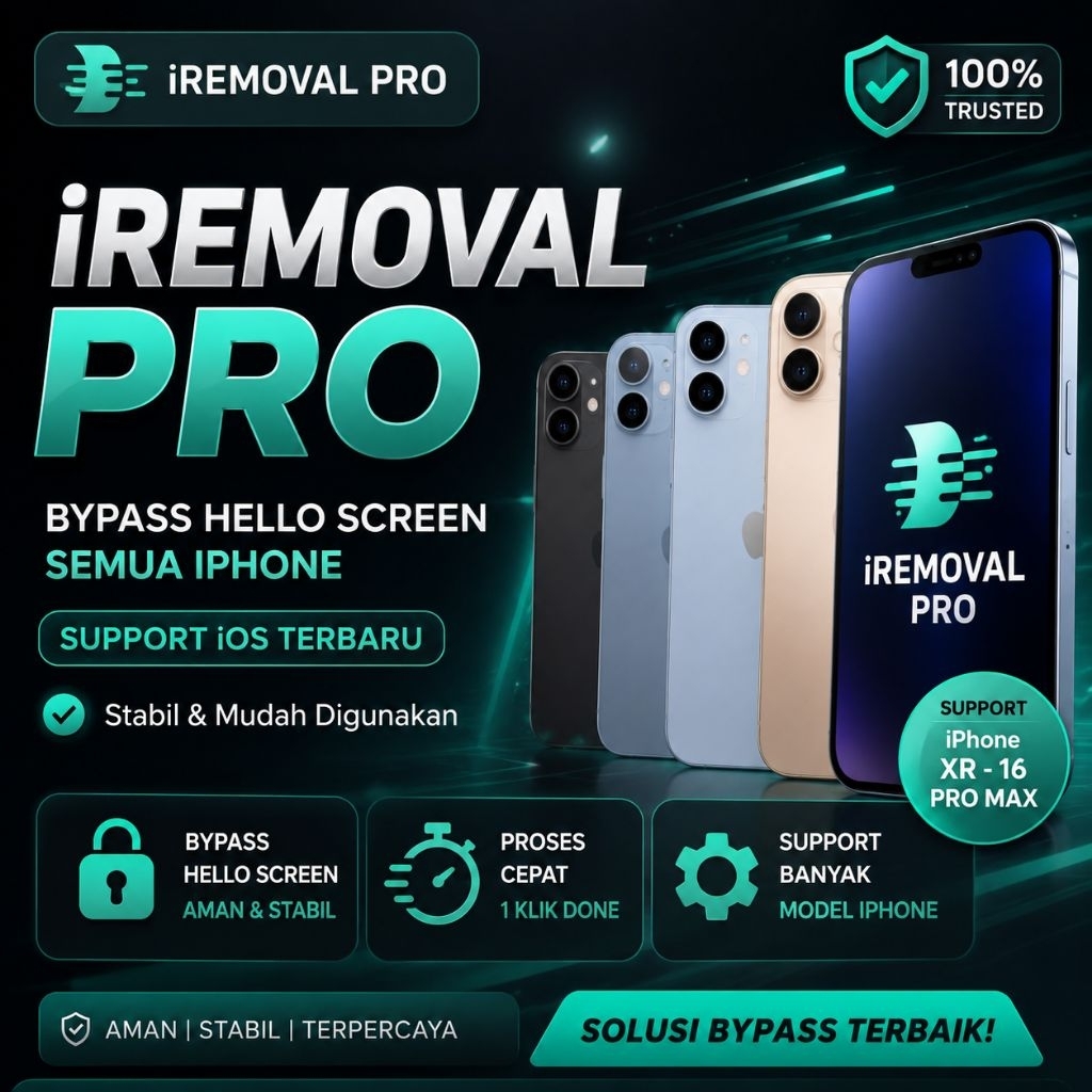 iREMOVAL PRO BYPASS Premium iPhone Xr-16 Pro Max