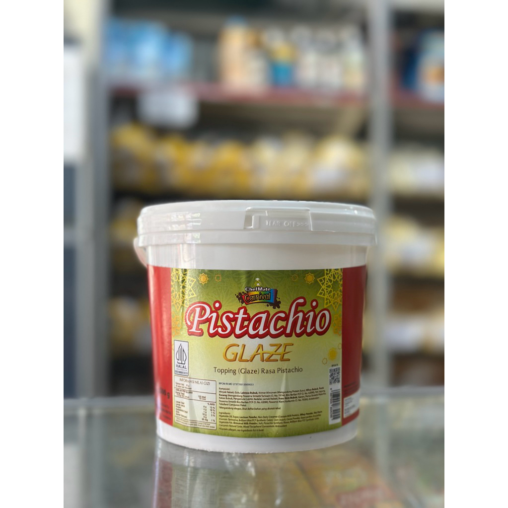 Topping Glaze pistachio / selai kacang pistachio 500grm/ chefmate