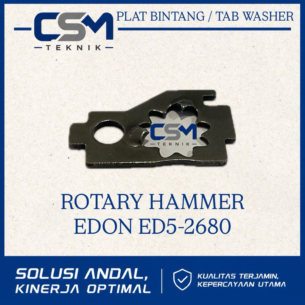 TAB WASHER ROTARY HAMMER DRILL EDON ED5-2680 PLAT BINTANG BOR BOBOK EDON ED5 2680