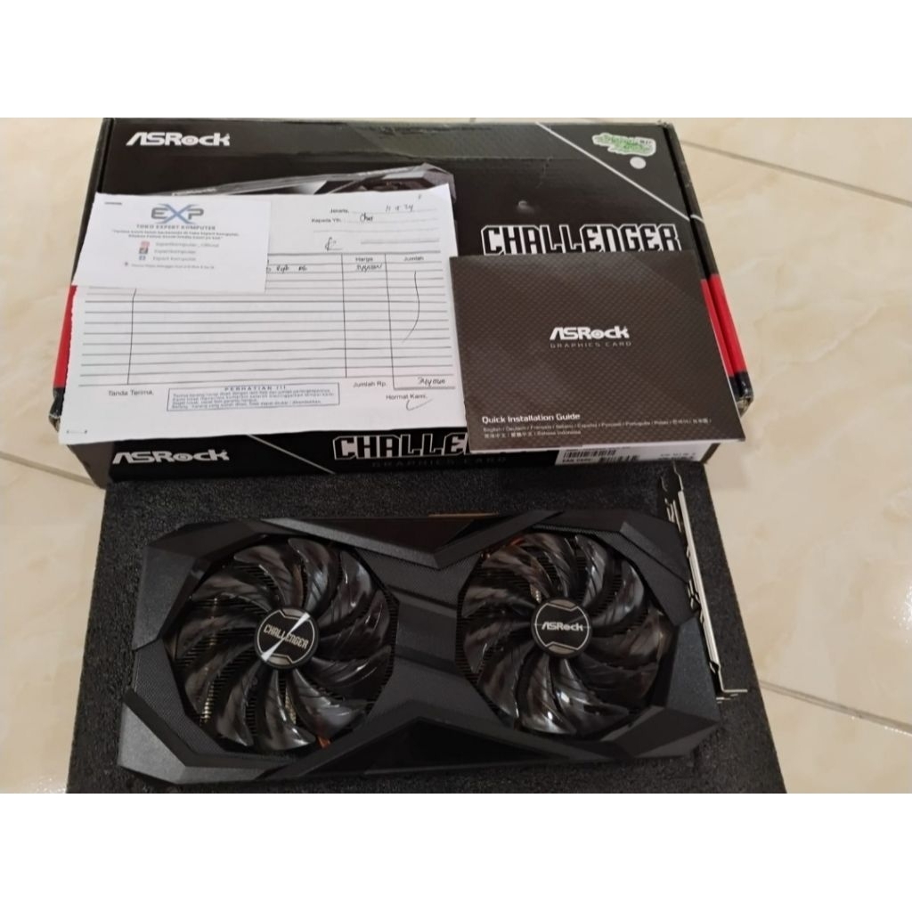 Vga Asrock Rx 6600 Bekas / Second Segel & Garansi on