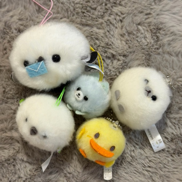 GANTUNGAN KUNCI BULU BULU AMUSE / Burung amuse / keychain