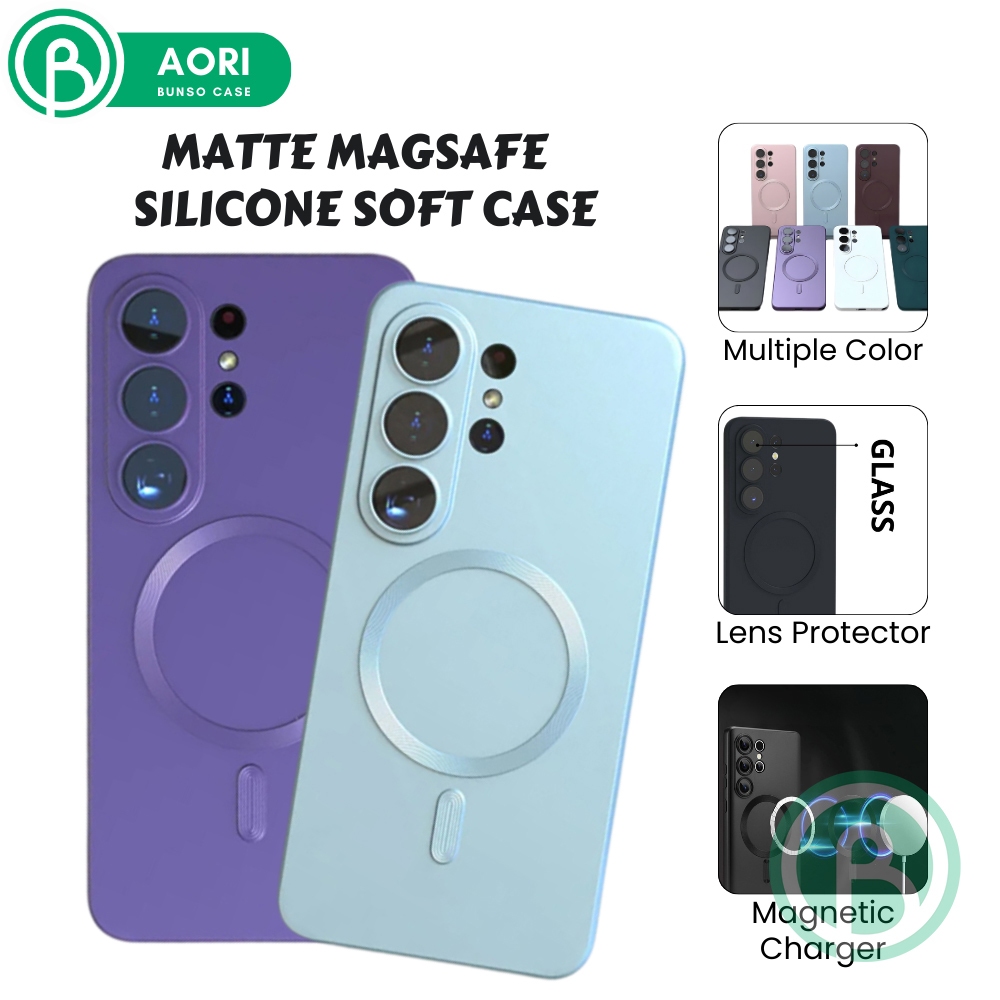 Bunso AORI Soft Case For Samsung Galaxy S26 Ultra Edge Plus FE S25 S24 S23 S22 S21 5G MATTE Magsafe 