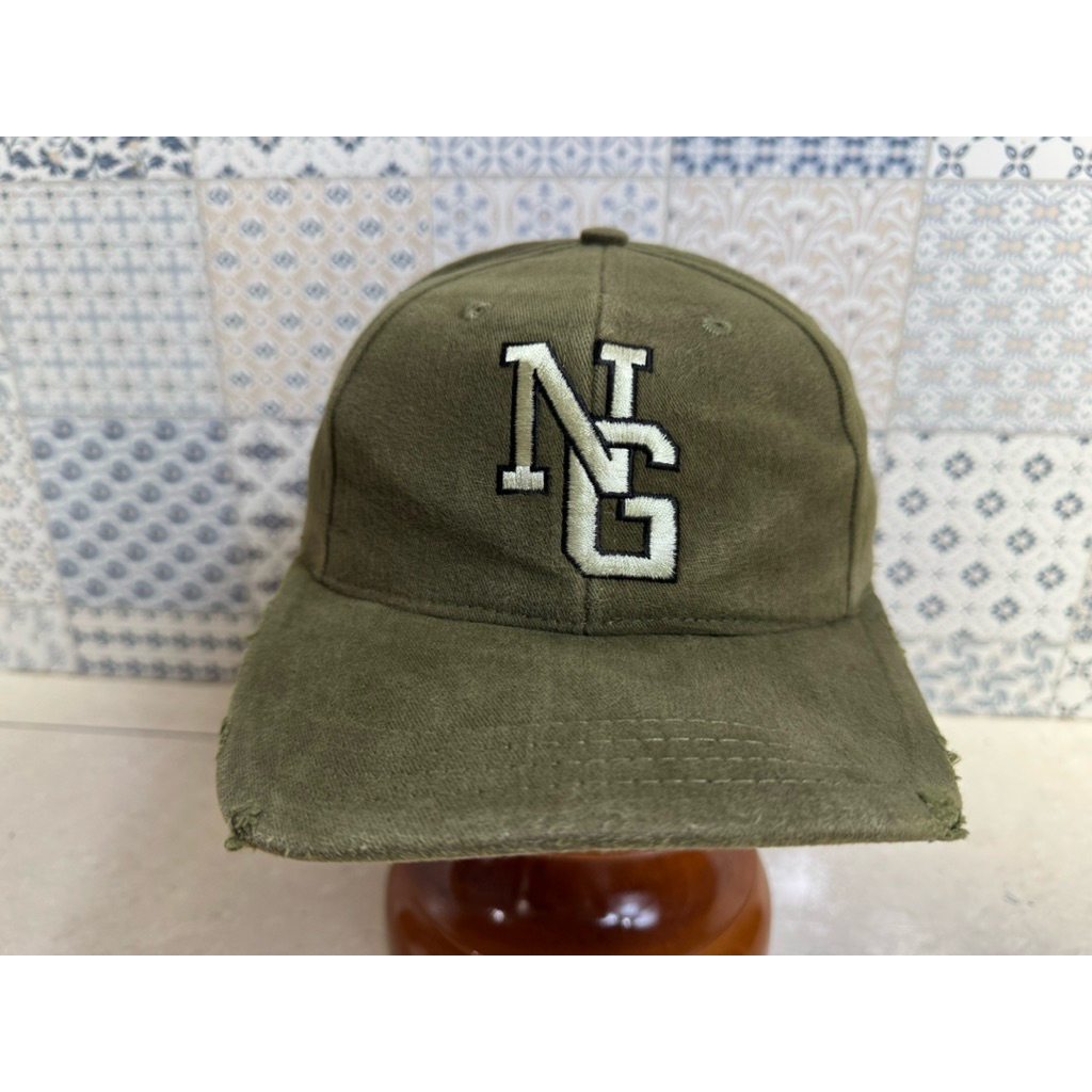 Topi Second Brand Branded National Guard No Brand Ripped Caps Made In USA
