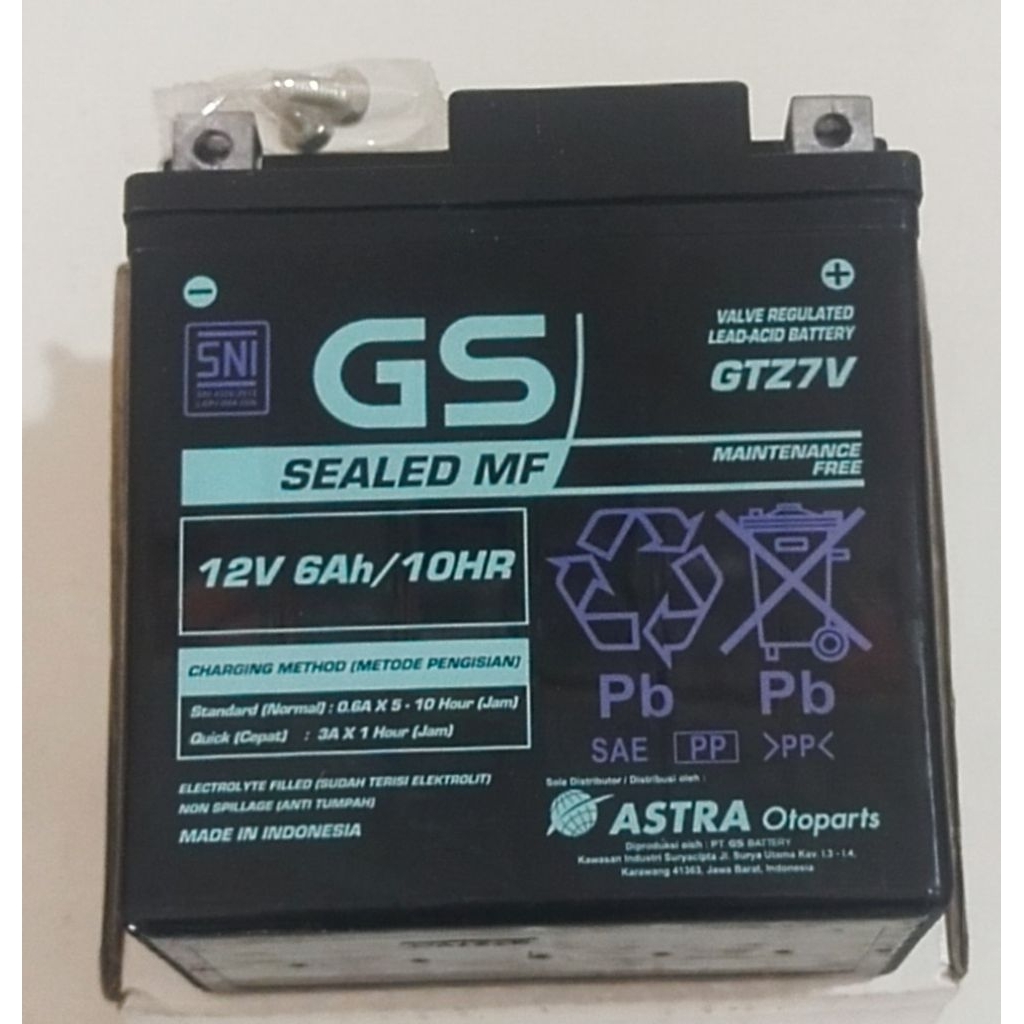 BATERAI AKI GS GTZ7V NMAX