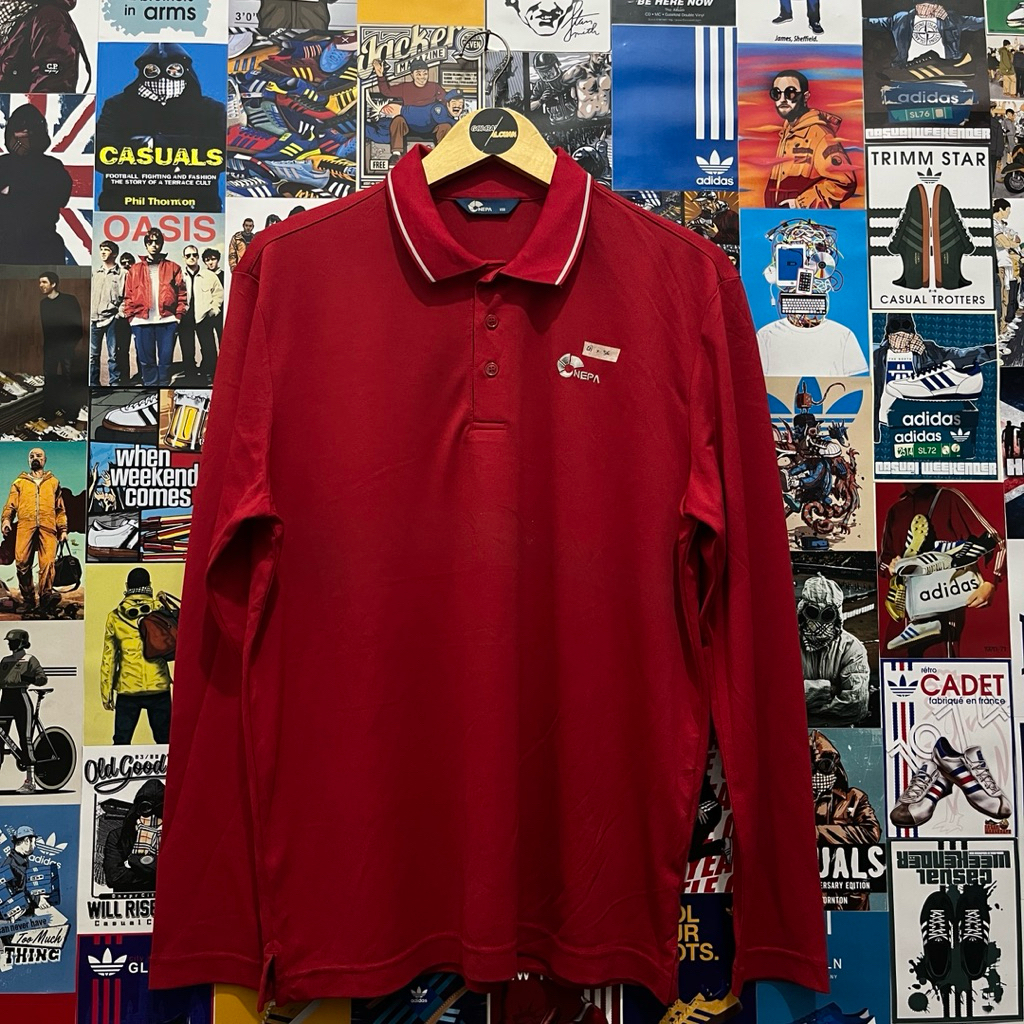 Long Sleeve / Polo Shirt / Rugby Shirt / Vintage / Second / NEPA