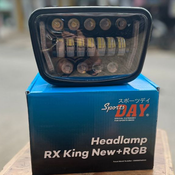 Lampu Depan Daymaker Lampu RX King Daymaker Kotak Set Batok Merk SportsDay