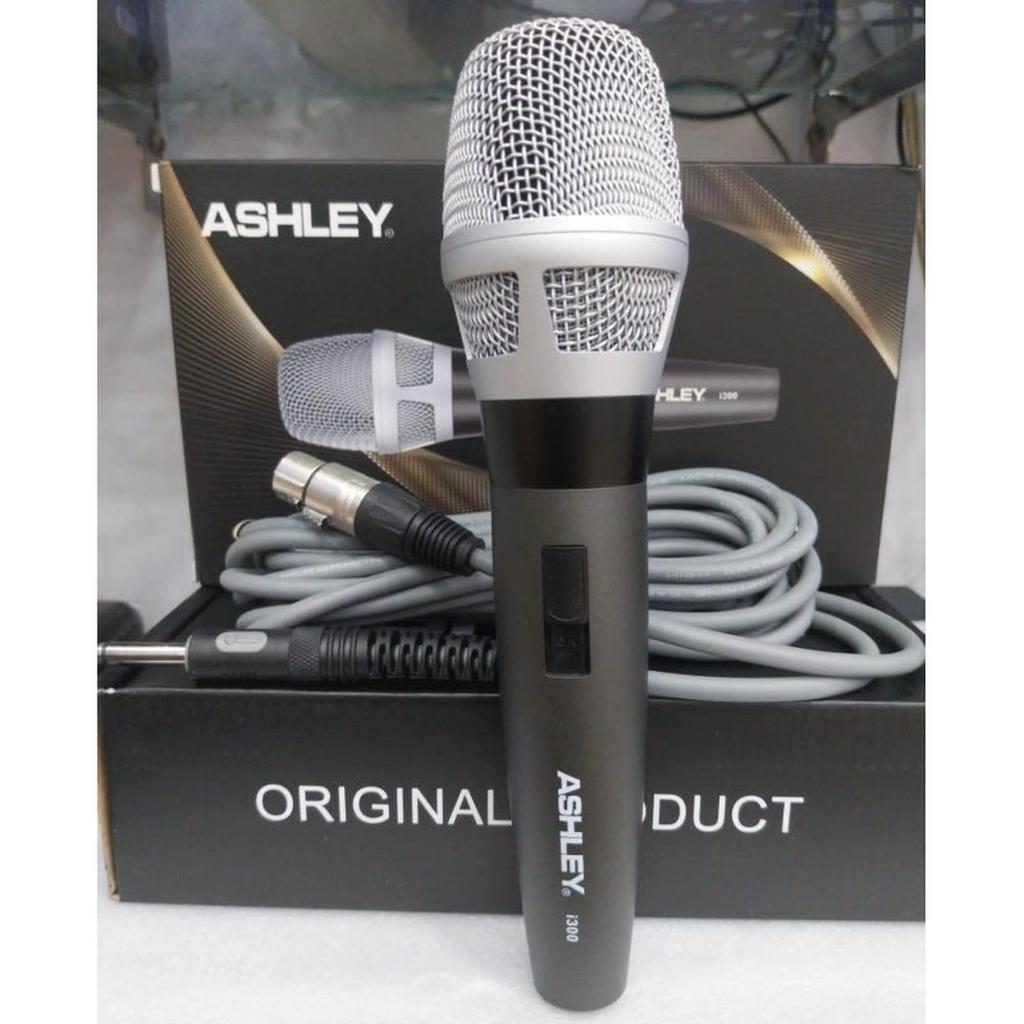 Mic Kabel Ashley i300 Full Metal Mikrofon Microphone Original Vocal TERBAIK