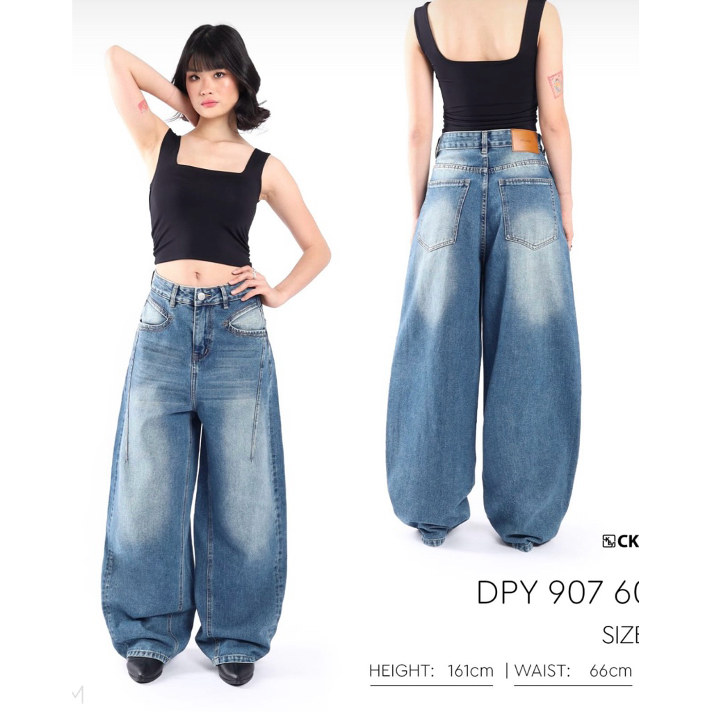 CKEY Barrel Jeans