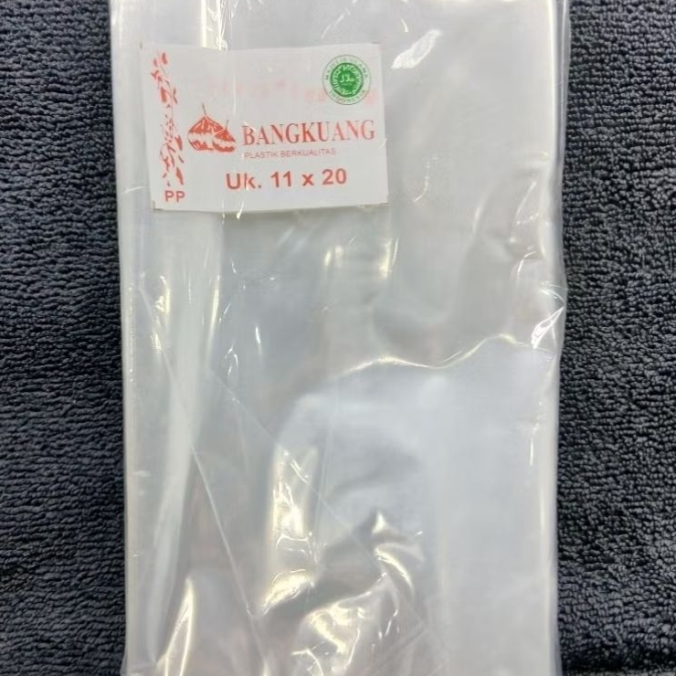 PLASTIK PP BENGKOANG UK 11X20 ( 1 BKS )