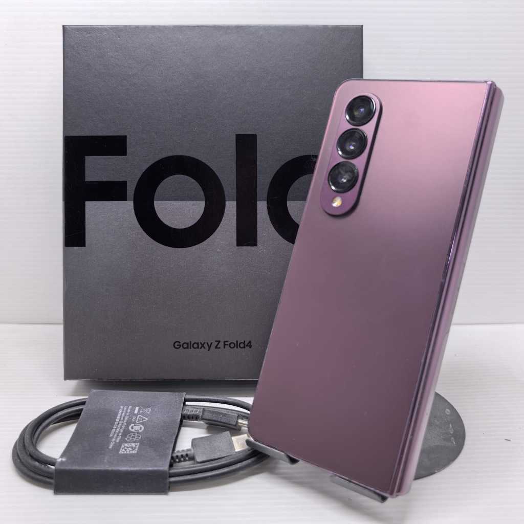 SUPER RARE SAMSUNG GALAXY Z FOLD 4 5G 12/256 BURGUNDY  EXCLUSIVE COLOR NO MINUS
