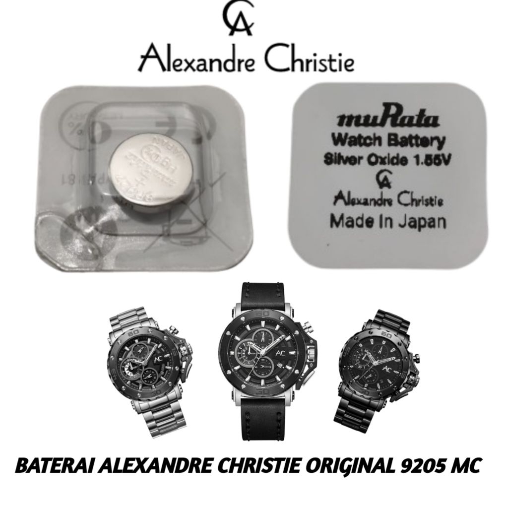 Baterai Alexandre Christie original 9205 MC